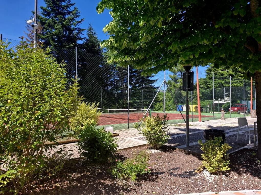 I campi sportivi alla pista di pattinaggio